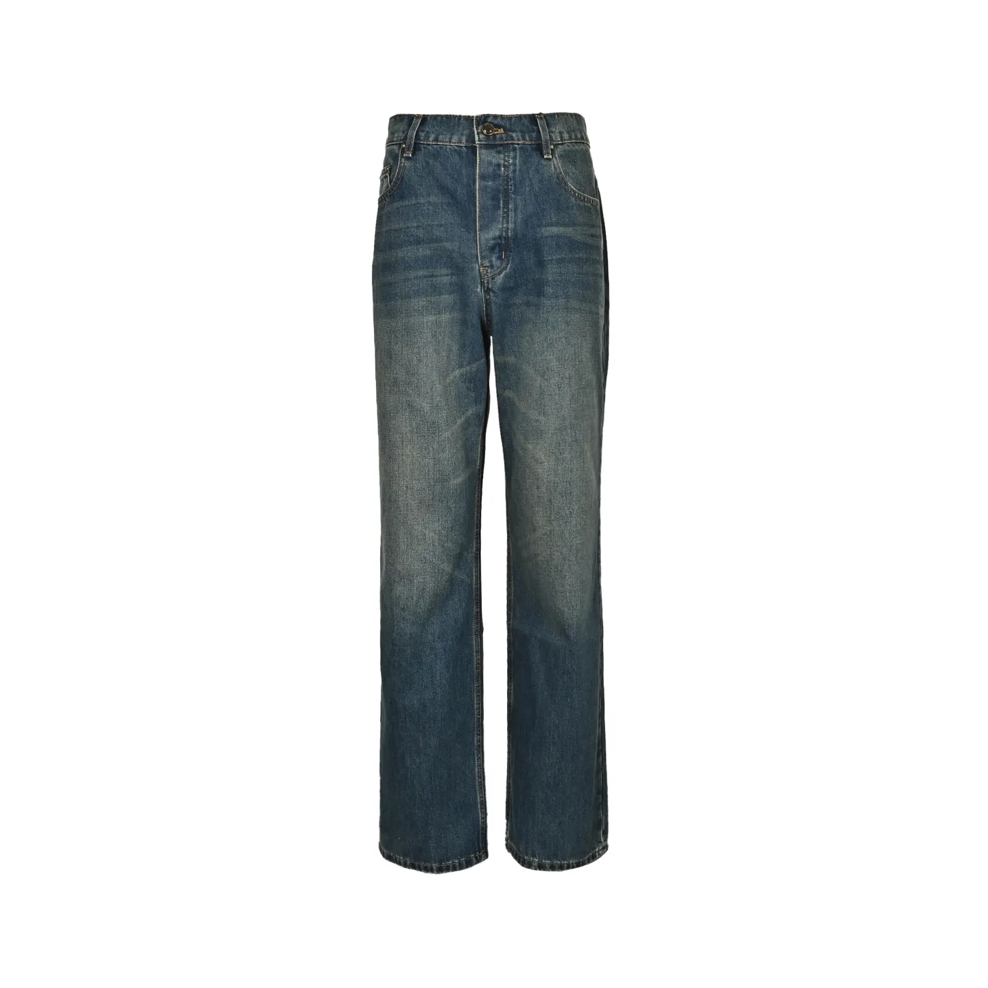 Louis Vuitton/Louis Vuitton back pocket leather jeans